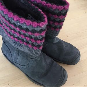Keen sweater cuff boots
